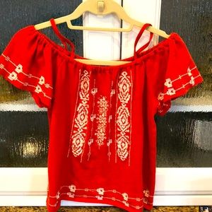 Sanctuary evening summer color off shoulder top size xs